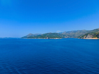Fototapeta na wymiar View of marina in old town Dubrovnik