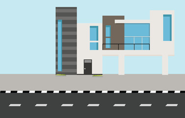 Obraz premium corporate building vector design illustration