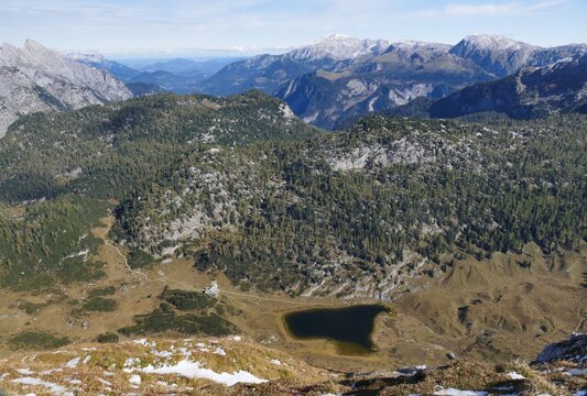 Blick auf den Funtensee