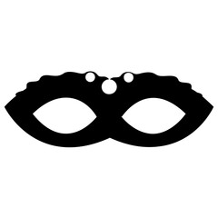 
Feather decorated eye mask 
