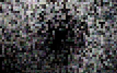 Fototapeta premium Dark Silver, Gray vector pattern in square style.