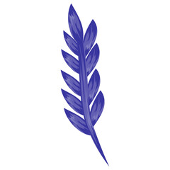 
Beautiful lavender flower flat icon image 
