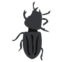 
A insect having legs with depicting beetle 
