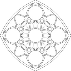 Rose Window, Fig. 19, square 1, base, triangular 1, framework