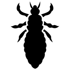 
A insect having legs with depicting  beetle 
