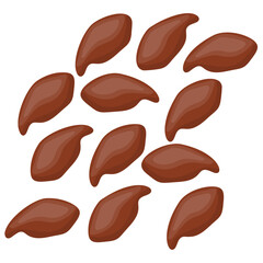 
Peanut seeds used as edible fruit in winters 
