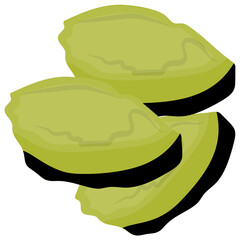 
Pumpkin seeds are from pumpkin fruit edible when dried 
