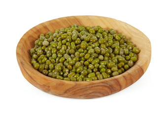 mung beans isolated on white background
