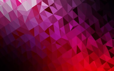 Light Purple, Pink vector abstract mosaic backdrop.