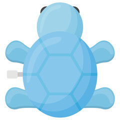 
Icon of a playing equipment depicting fluffy turtle
