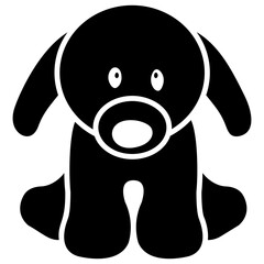 
Icon of a cute toy puppy
