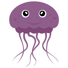 
Marine creature jellyfish icon
