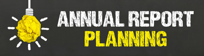 Annual Report Planning 