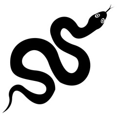 
A reptile animal, snake
