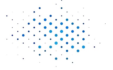 Light BLUE vector backdrop with dots.