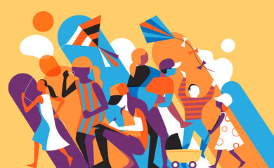 Bambini che giocano insieme