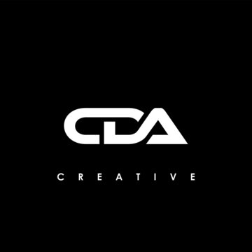 CDA Letter Initial Logo Design Template Vector Illustration