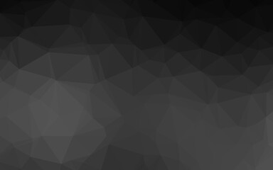 Obraz premium Dark Silver, Gray vector blurry triangle texture.