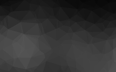 Dark Silver, Gray vector blurry triangle texture.