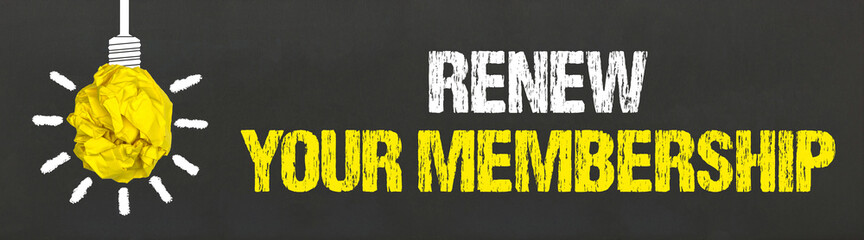 Renew your Membership 
