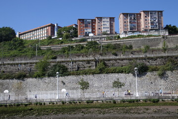 Urbanscape from the estuary of Bilbao