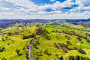 Fototapeta premium D Sofala ranges road