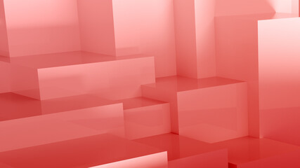 abstract color city render