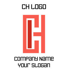 CH initials logo, name initials logo, company initials logo, person initials logo.