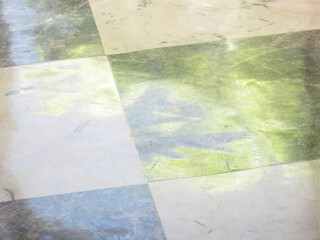 Fototapeta 市松模様のPタイルの床 obraz