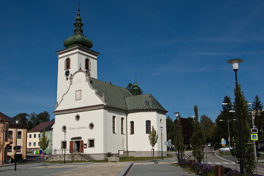 Church of St Katerina Alexandrijska in Volary,South Bohemian Region,Czech republic,Europe
