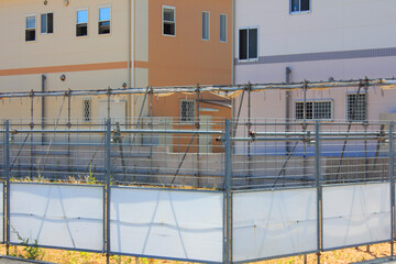 建築中の建売り住宅