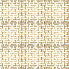 Golden seamless pattern with oriental delicate ornament.