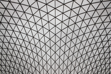 modern geometric ceiling