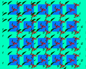 Fototapeta premium abstract red blue pattern design