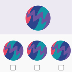 Visual Intelligence Questions. Find the same. IQ Test, Find the same, intelligence questions