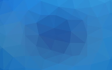Fototapeta premium Light BLUE vector abstract mosaic backdrop.