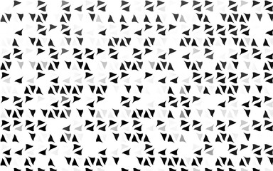 Light Black vector background with triangles.