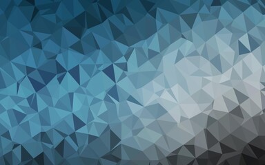 Light BLUE vector polygonal pattern.