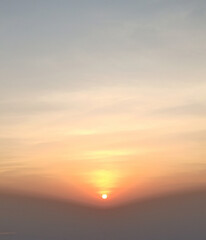 sunset over the ocean