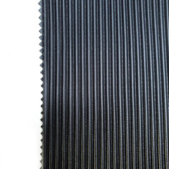 Pleated Leather Look Fabric Close-Up Industrial Material Textile Front and Rear Side