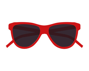 Glasses icon design, Fashion style accessory eyesight optical lens view modern sight and eye theme Vector illustration