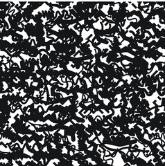 Hipster fashion .Trendy seamless pattern in Memphis style and with different shapes i. Jumble design . Repeating zigzag smooth lines vector background . Cool geometric texture .