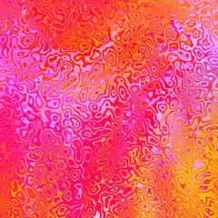 Abstract beautiful multicolored digital art marble background in orange pink