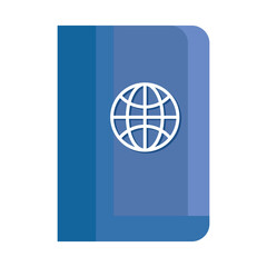 travel passport icon design, trip tourism and journey theme Vector illustration