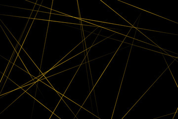 Abstract black with gold lines, triangles background modern design. Vector illustration EPS 10.