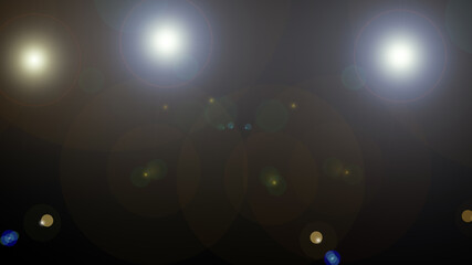 flash light lens flare abstract