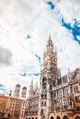 Fototapeta premium Mary's Square (Our Lady's Square) in Munich, Germany