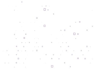 Light Purple vector layout with circle spots, cubes.