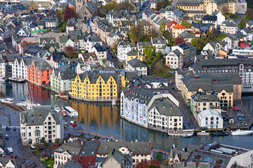 City View of Alesund in Norway © Lars Johansson