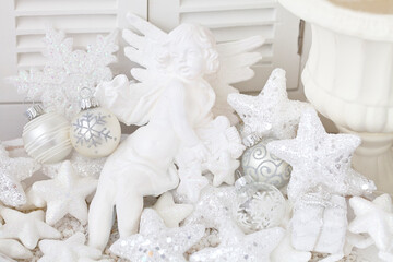 Notalgic Christmas Decoration With Angel